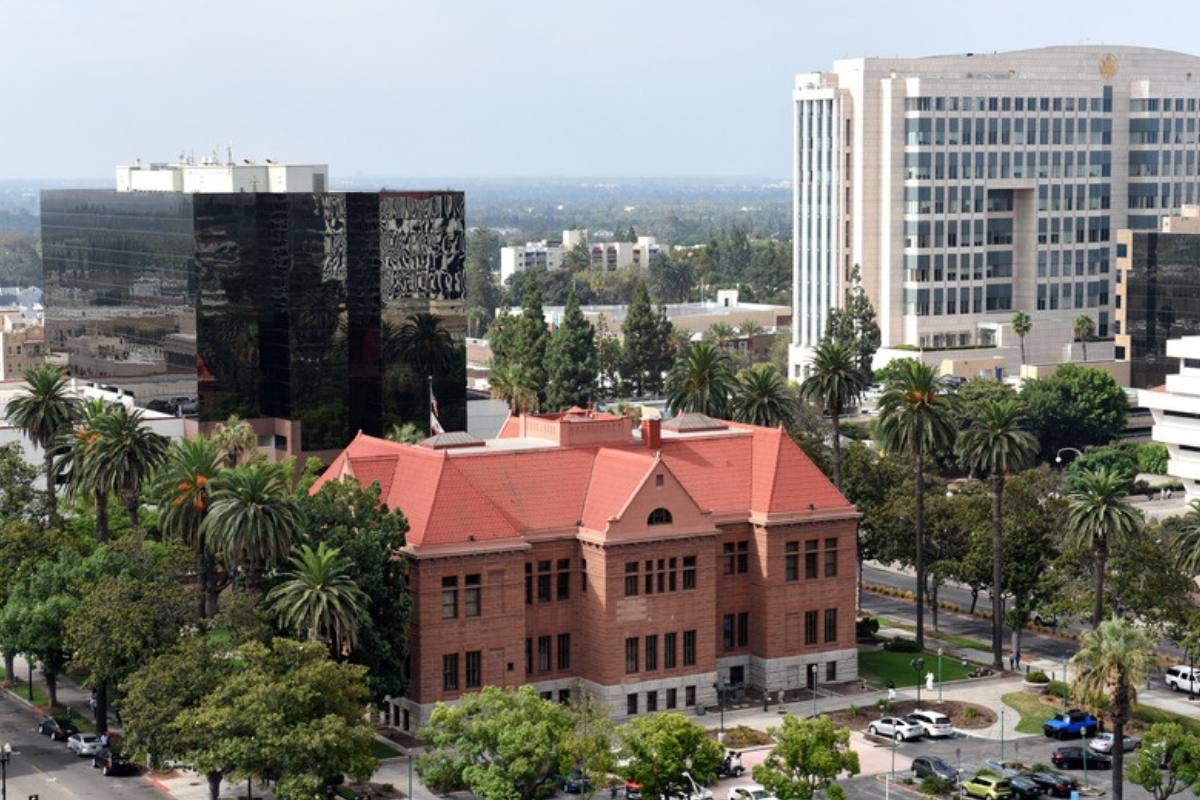Old Orange County Courthouse in downtown Santa Ana